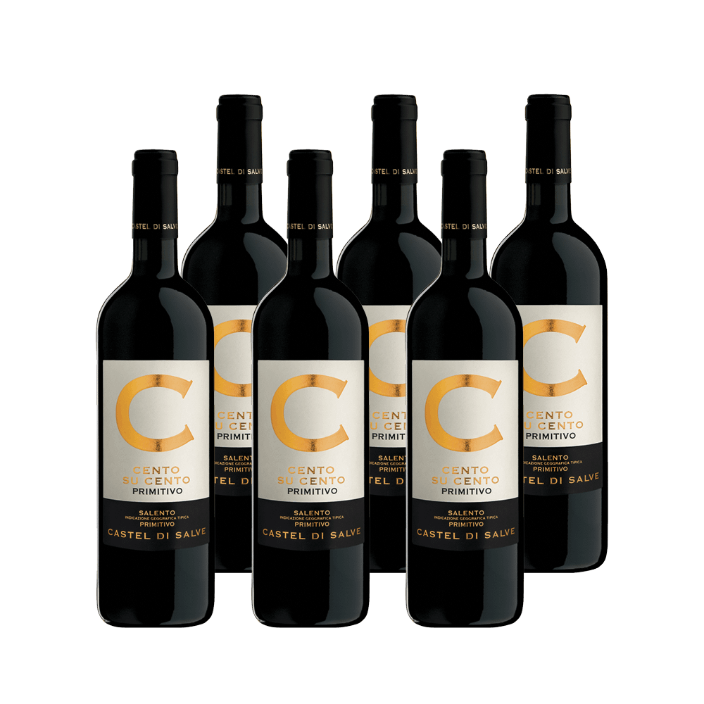 Cento su Cento 2020 <span>Primitivo Salento IGT | 6 bottles case</span>